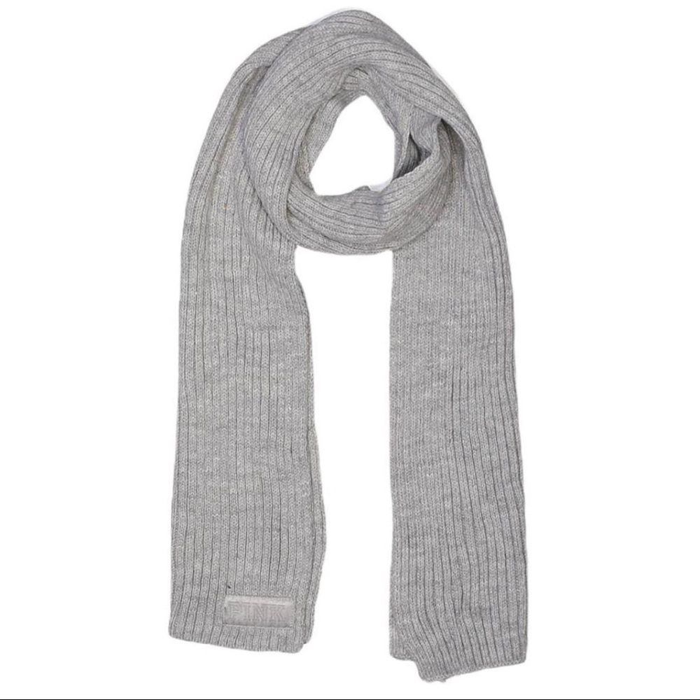 PINK Victoria’s Secret Gray Scarf